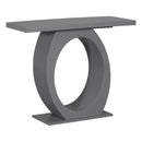 Console Table With Oval Base And Reinforced Bottom Plate