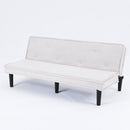 Versatile Corduroy Sofa Bed With Solid Wood Frame