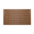 Outdoor Dining Table With Eucalyptus Wood Topped - Silver