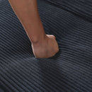 Versatile Corduroy Sofa Bed With Solid Wood Frame