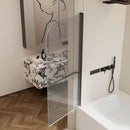 Bathtub Shower Door With 6mm Tempered Glass