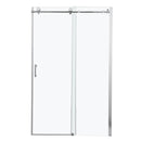 Single Sliding Bypass Shower Door Enclosure With Tempered Glass