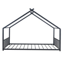Metal House Bed