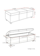 Avalon - Multifunctional Storage Ottoman Bench