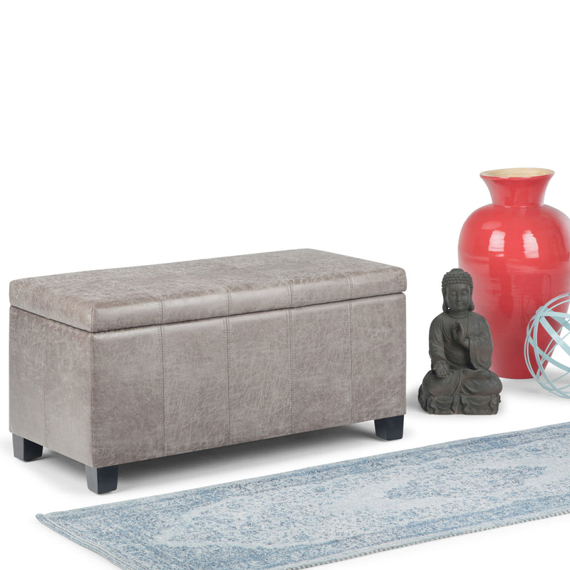 Dover - Upholstered Storage Ottoman Bench