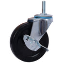 6 Tier 6000Lbs Capacity Nsf Metal Shelf Wire Shelving Unit, Heavy Duty Adjustable Storage Rack With Wheels & Shelf Liners For Commercial Grade Utility Steel Storage Rack