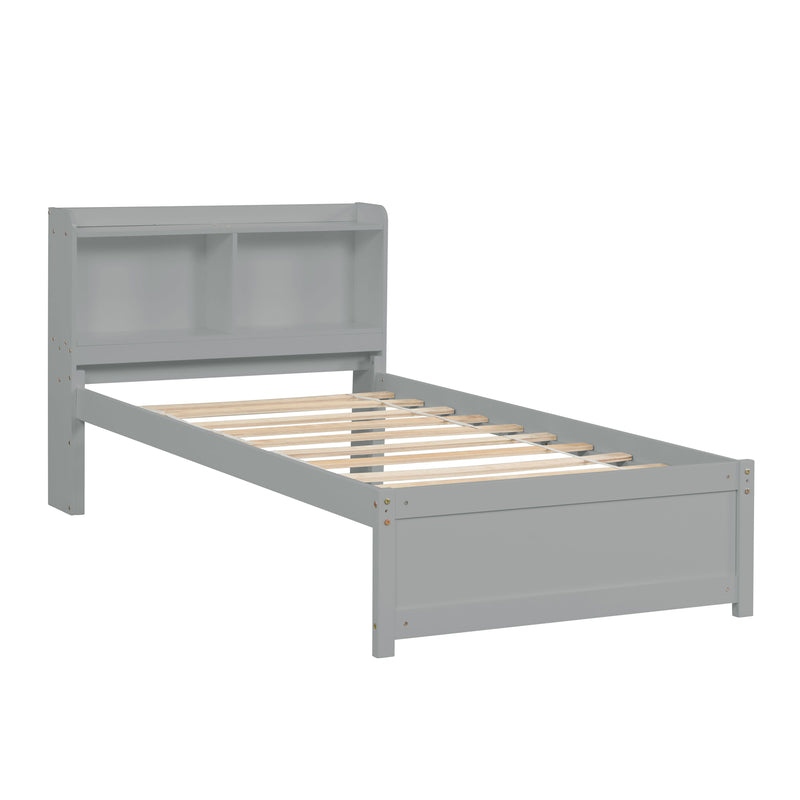 Twin Bed With Trundle, Bookcase