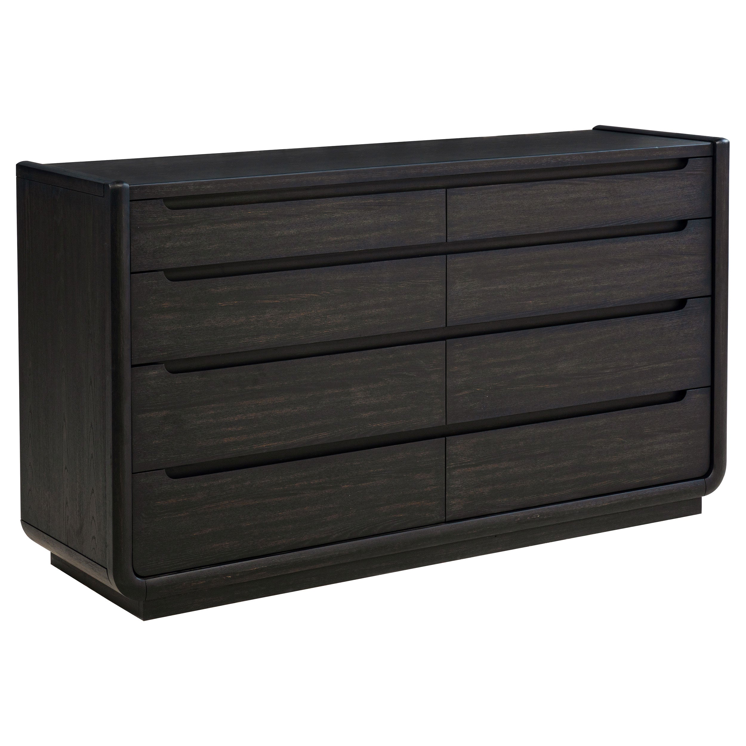 Leandro 8-drawer Bedroom Dresser Cabinet Burnished Black — view 1