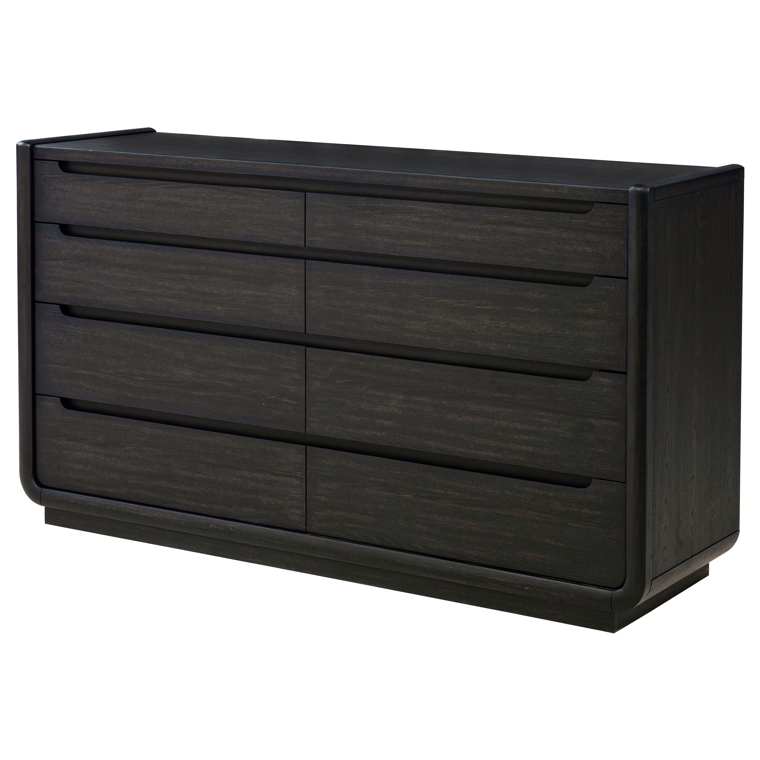 Leandro 8-drawer Bedroom Dresser Cabinet Burnished Black — view 4