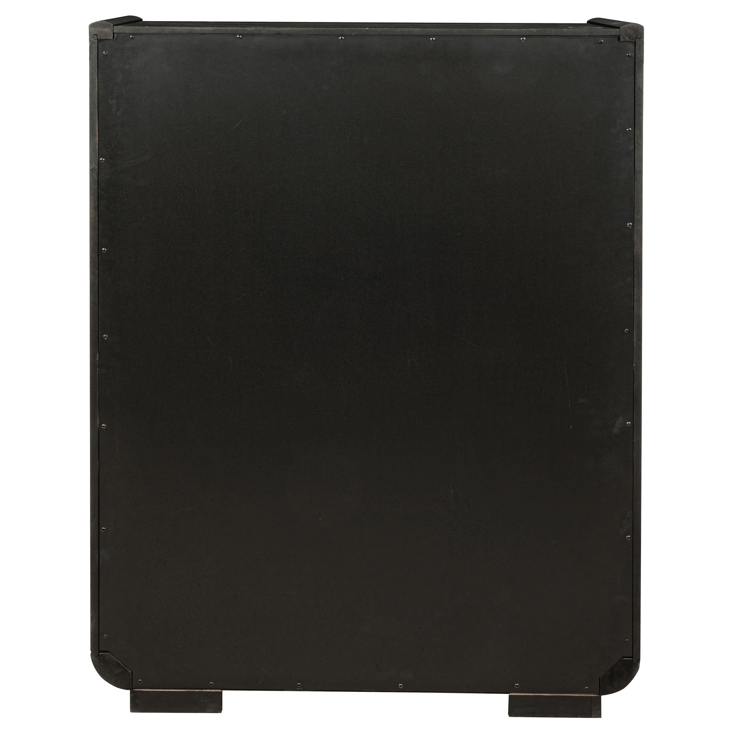 Leandro 5-drawer Bedroom Chest of Drawers Burnished Black — view 7