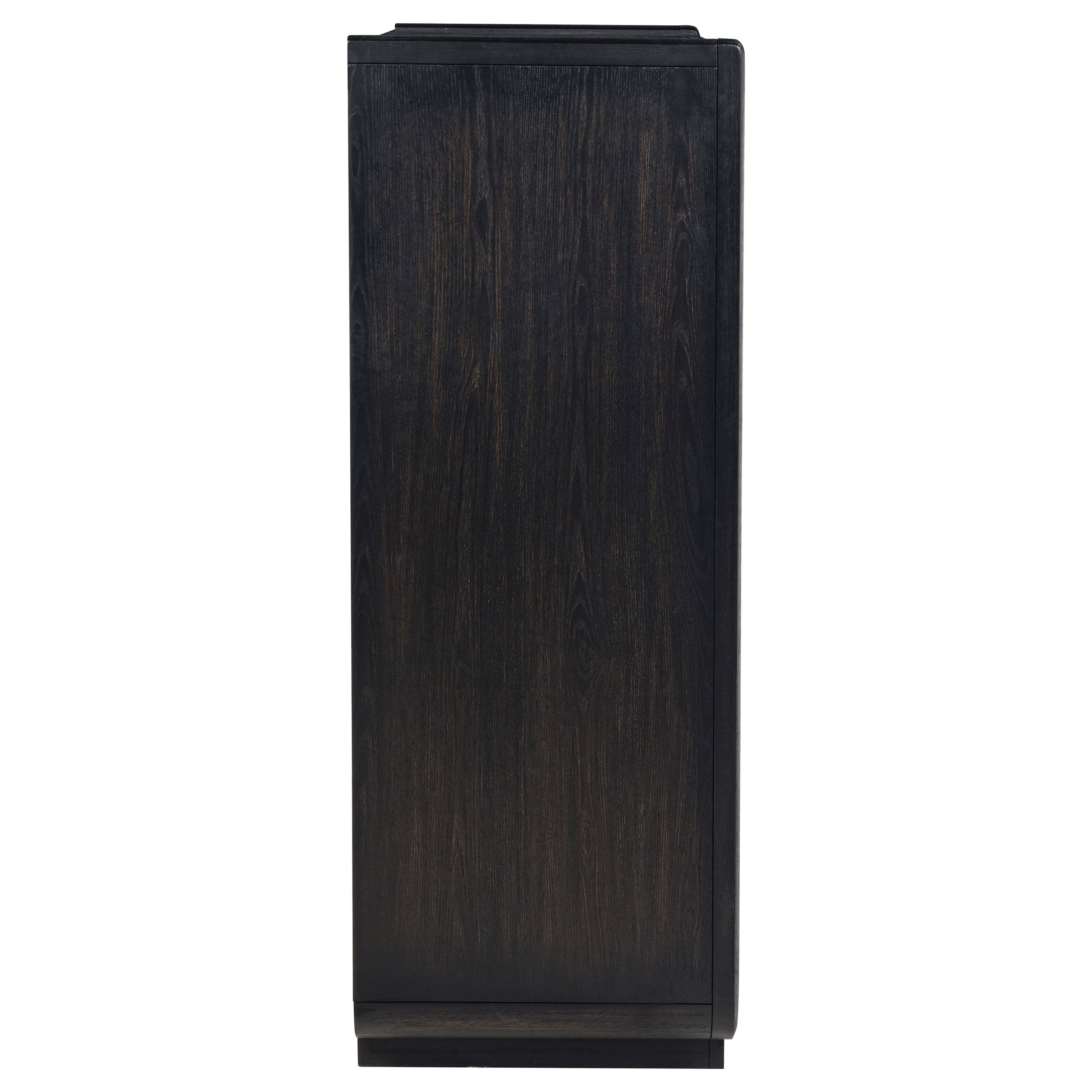 Leandro 5-drawer Bedroom Chest of Drawers Burnished Black — view 9
