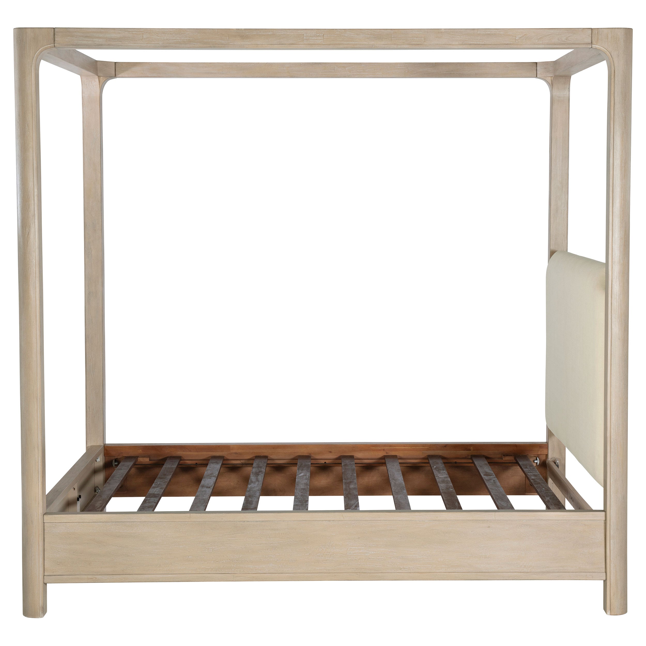 Solano 85-inch Eastern King Canopy Bed Weathered Mango — view 5