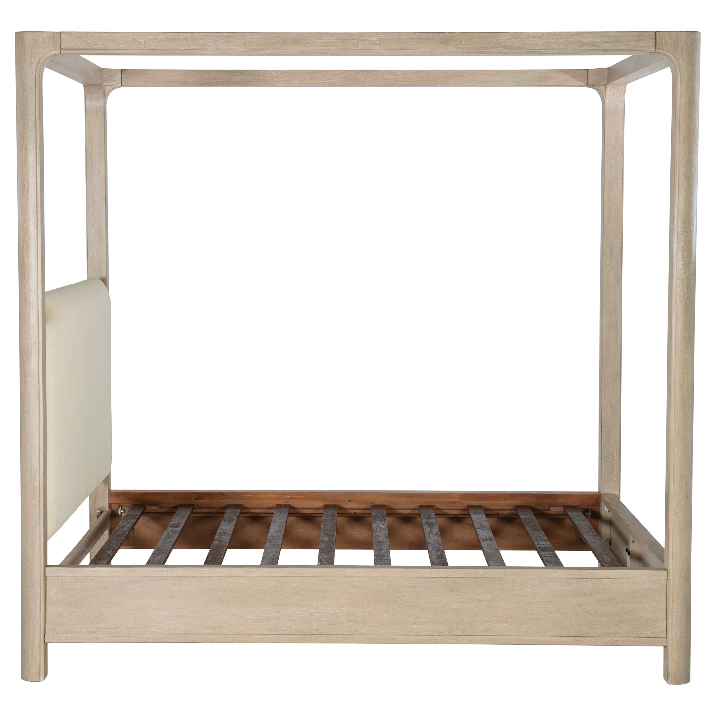 Solano 85-inch Eastern King Canopy Bed Weathered Mango — view 9