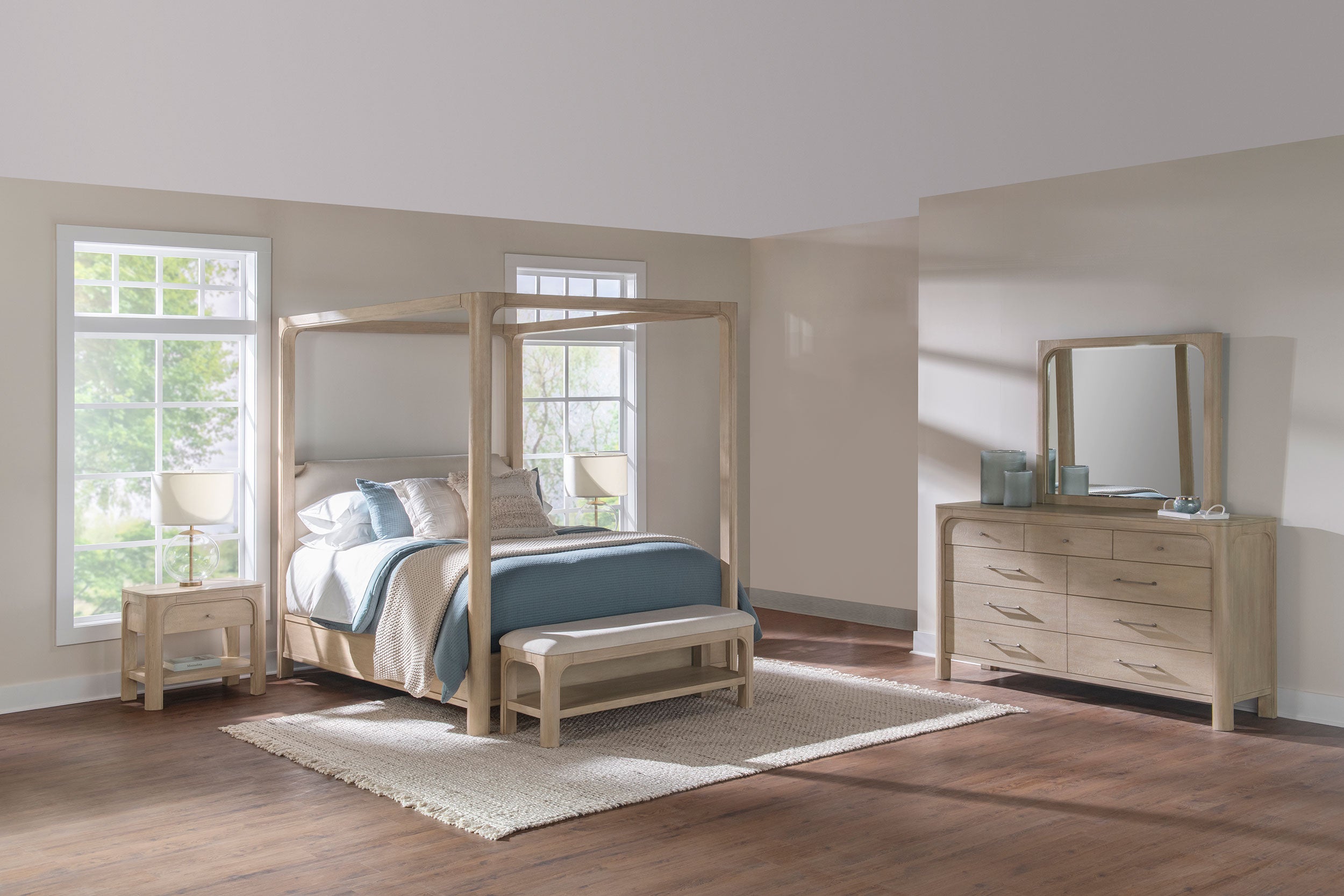 Solano 4-piece California King Bedroom Set Weathered Mango — view 1