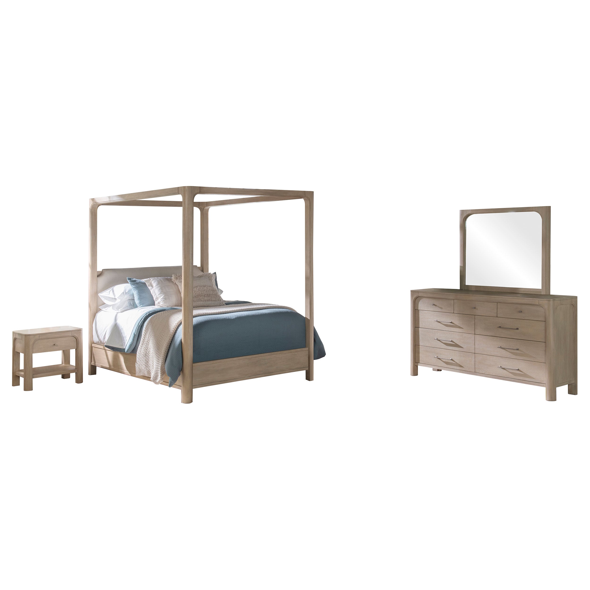 Solano 4-piece California King Bedroom Set Weathered Mango — view 2