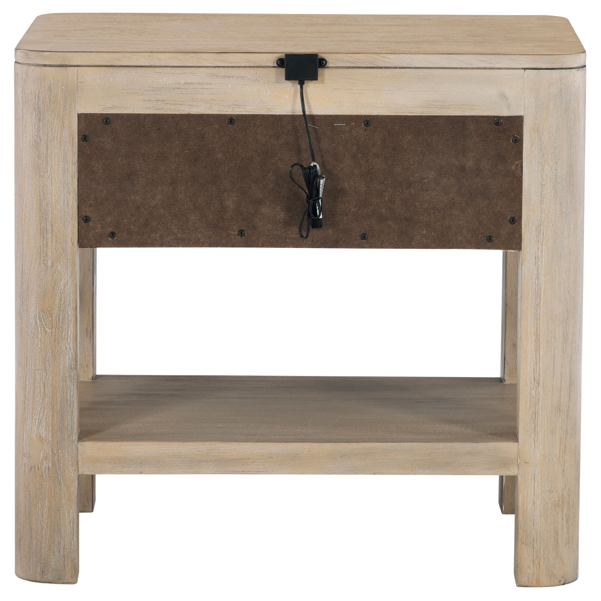 Solano 1-drawer Nightstand Bedside Table Weathered Mango — view 7