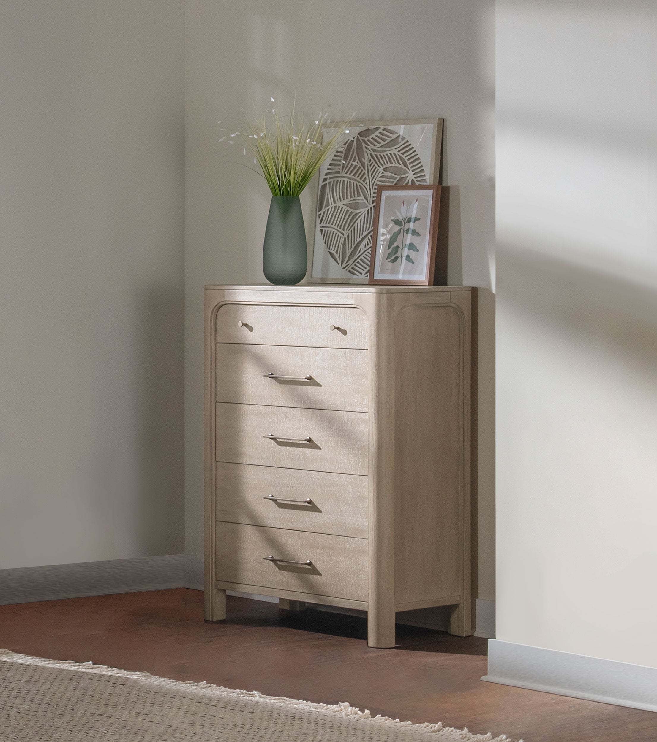 Solano 5-drawer Bedroom Chest of Drawers Weathered Mango — view 2