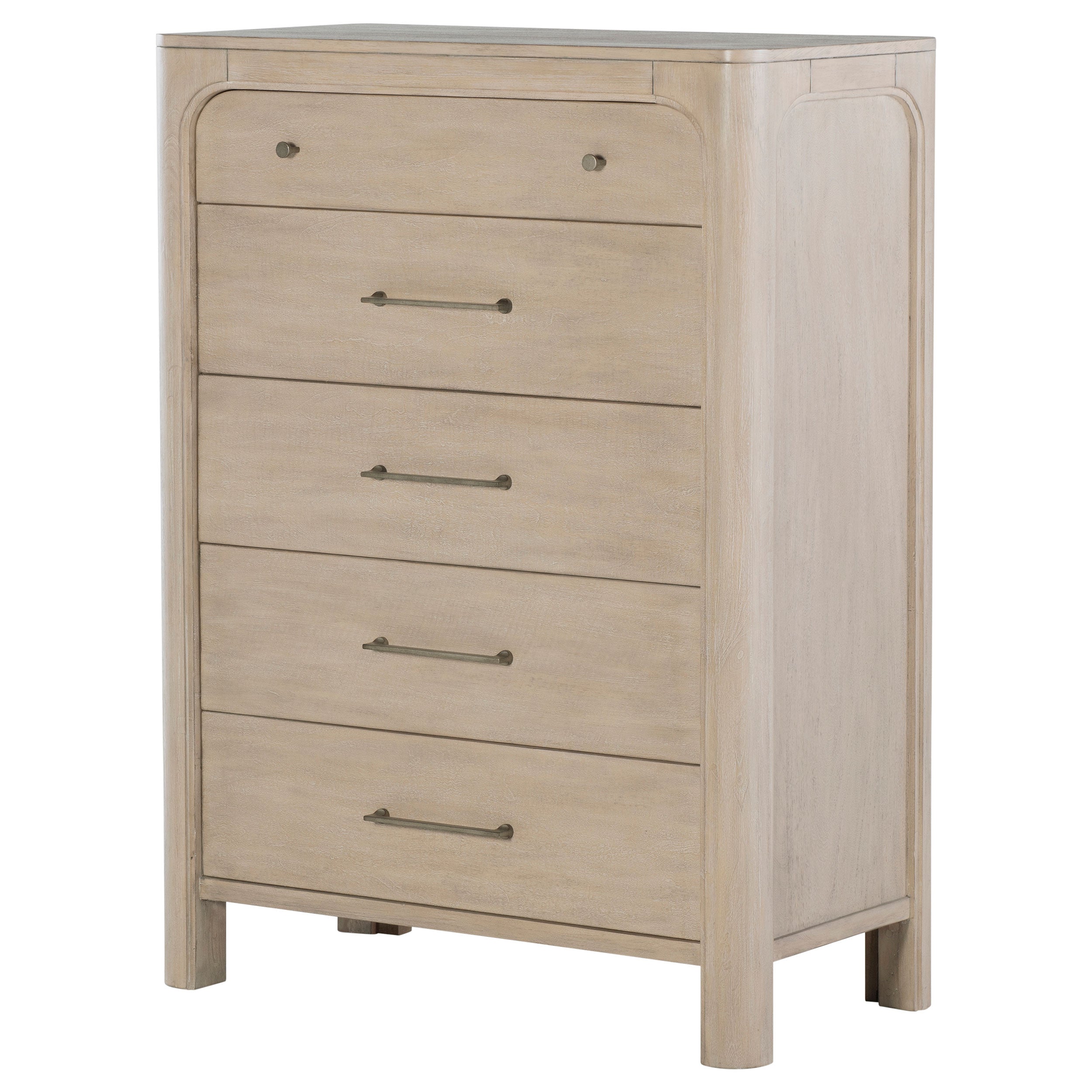 Solano 5-drawer Bedroom Chest of Drawers Weathered Mango — view 4
