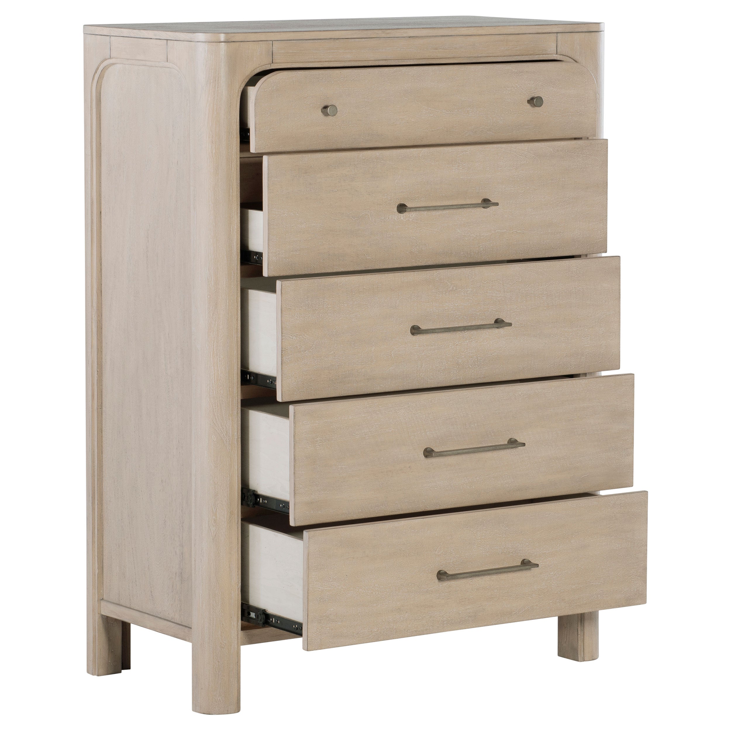 Solano 5-drawer Bedroom Chest of Drawers Weathered Mango — view 10