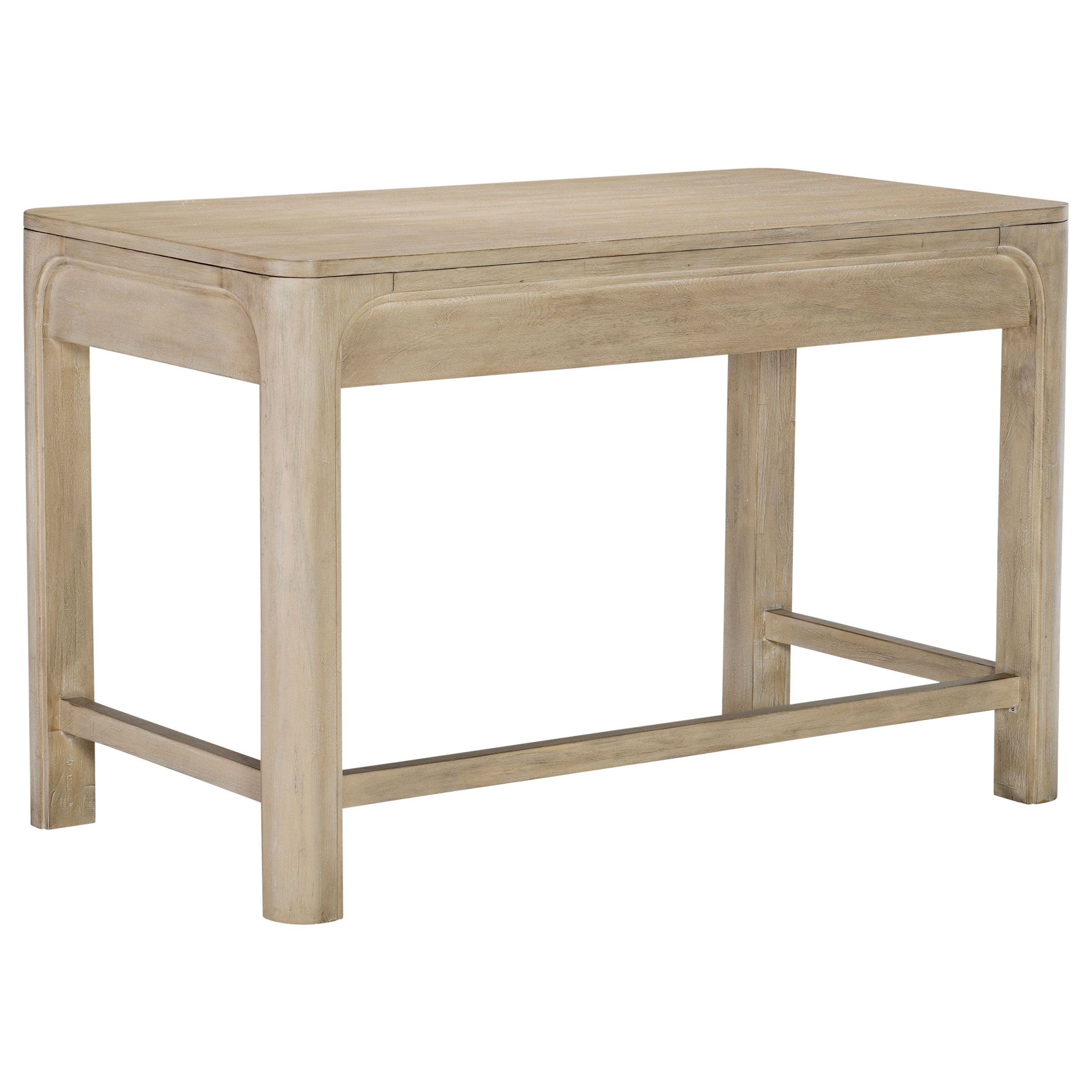 Solano 2-drawer Makeup Table Vanity Desk Weathered Mango — view 6