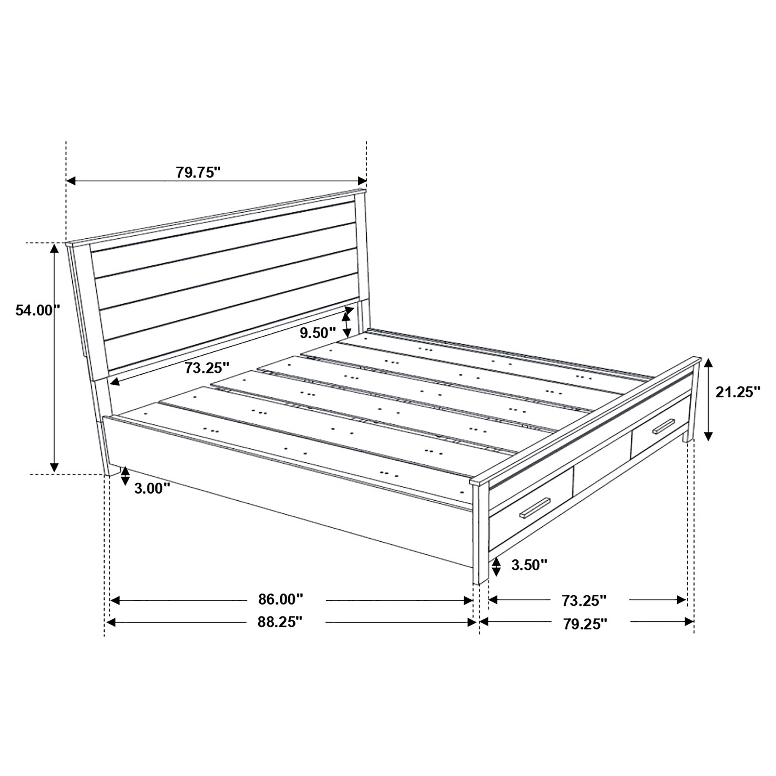 Woodmont 4-piece California King Bedroom Set Golden Brown — view 12