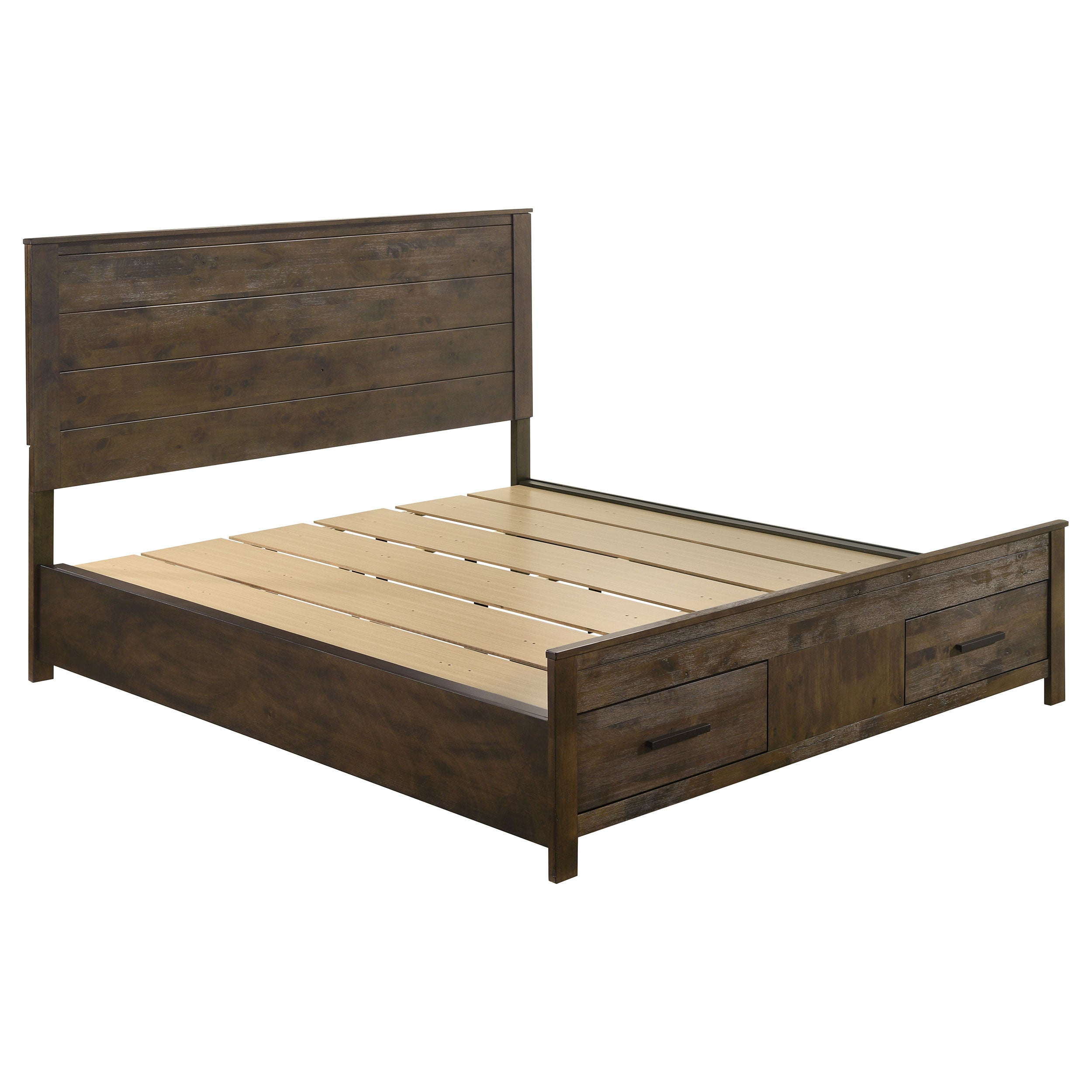 Woodmont 5-piece California King Bedroom Set Golden Brown — view 3