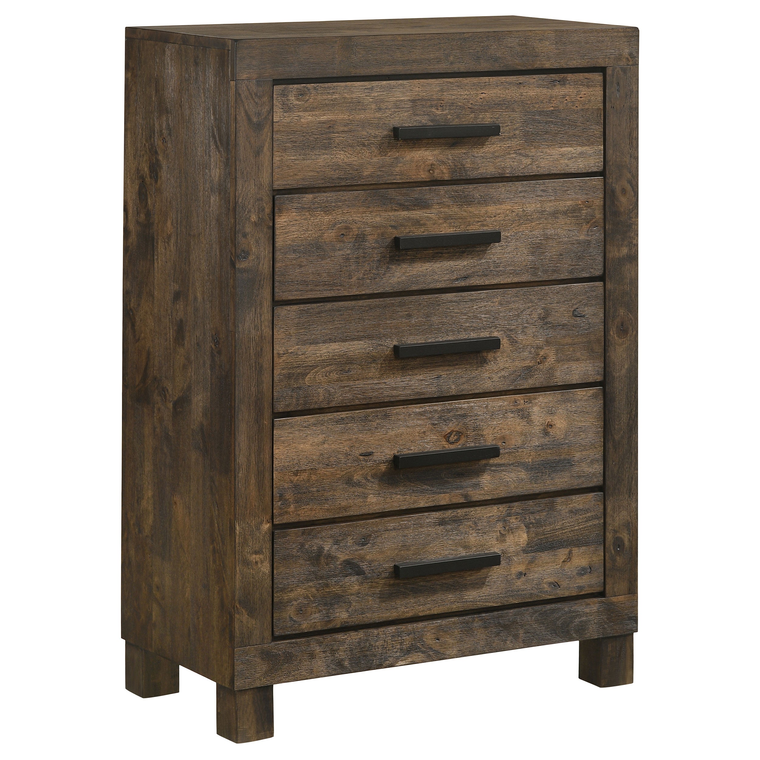 Woodmont 5-piece California King Bedroom Set Golden Brown — view 11