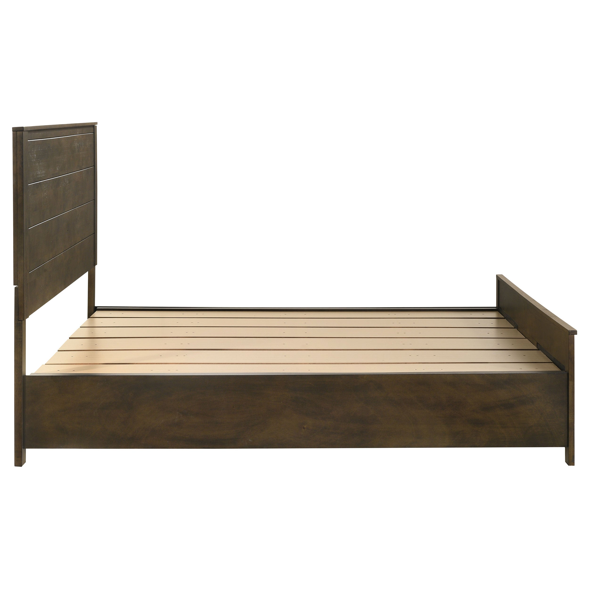 Woodmont California King Storage Bed Rustic Golden Brown — view 6
