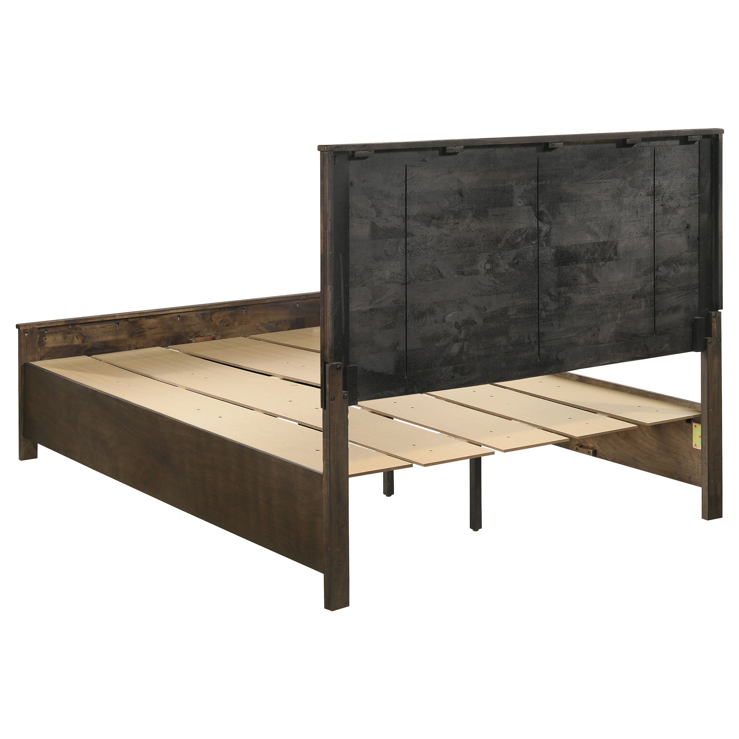 Woodmont 4-piece Queen Bedroom Set Rustic Golden Brown — view 4