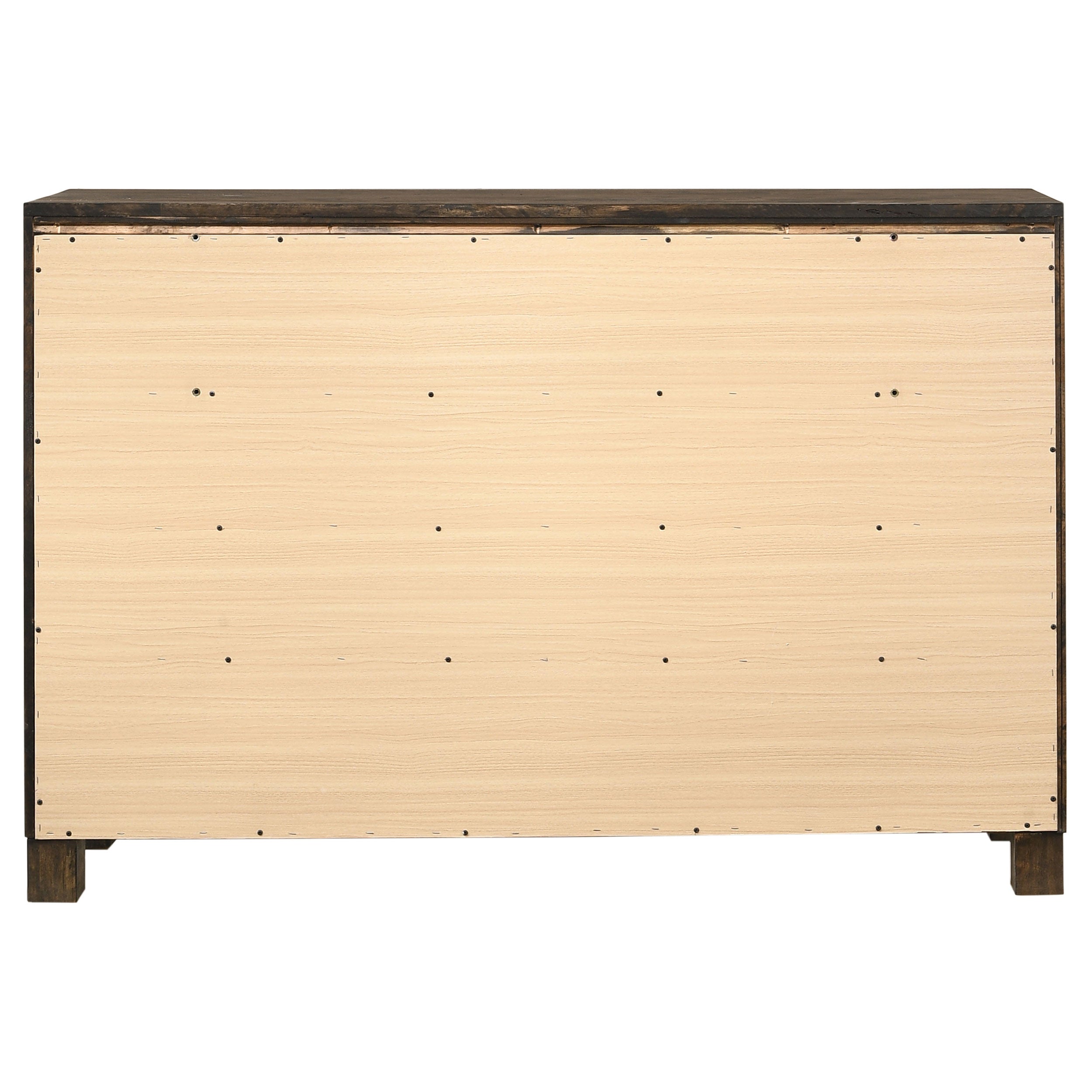 Woodmont 8-drawer Dresser Rustic Golden Brown — view 7