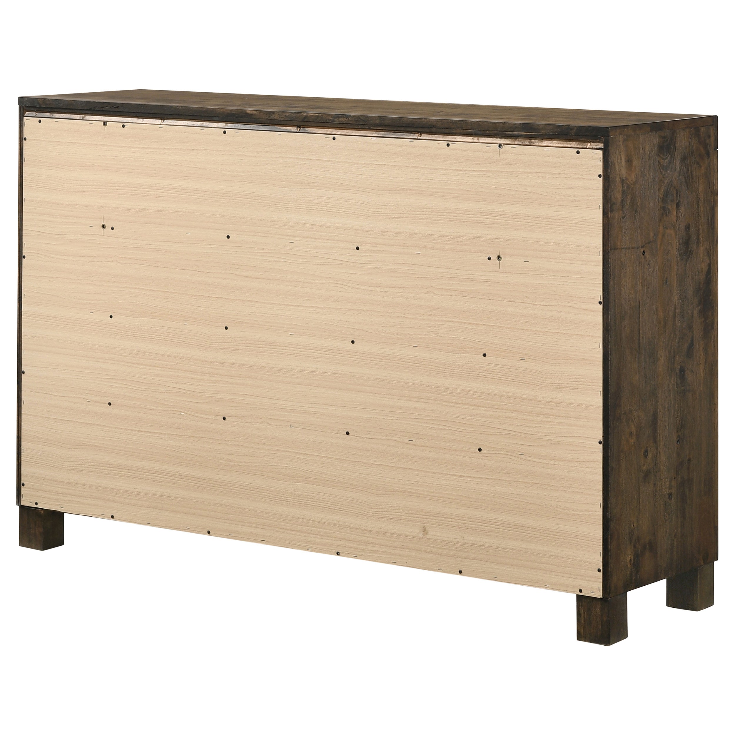 Woodmont 8-drawer Dresser Rustic Golden Brown — view 8