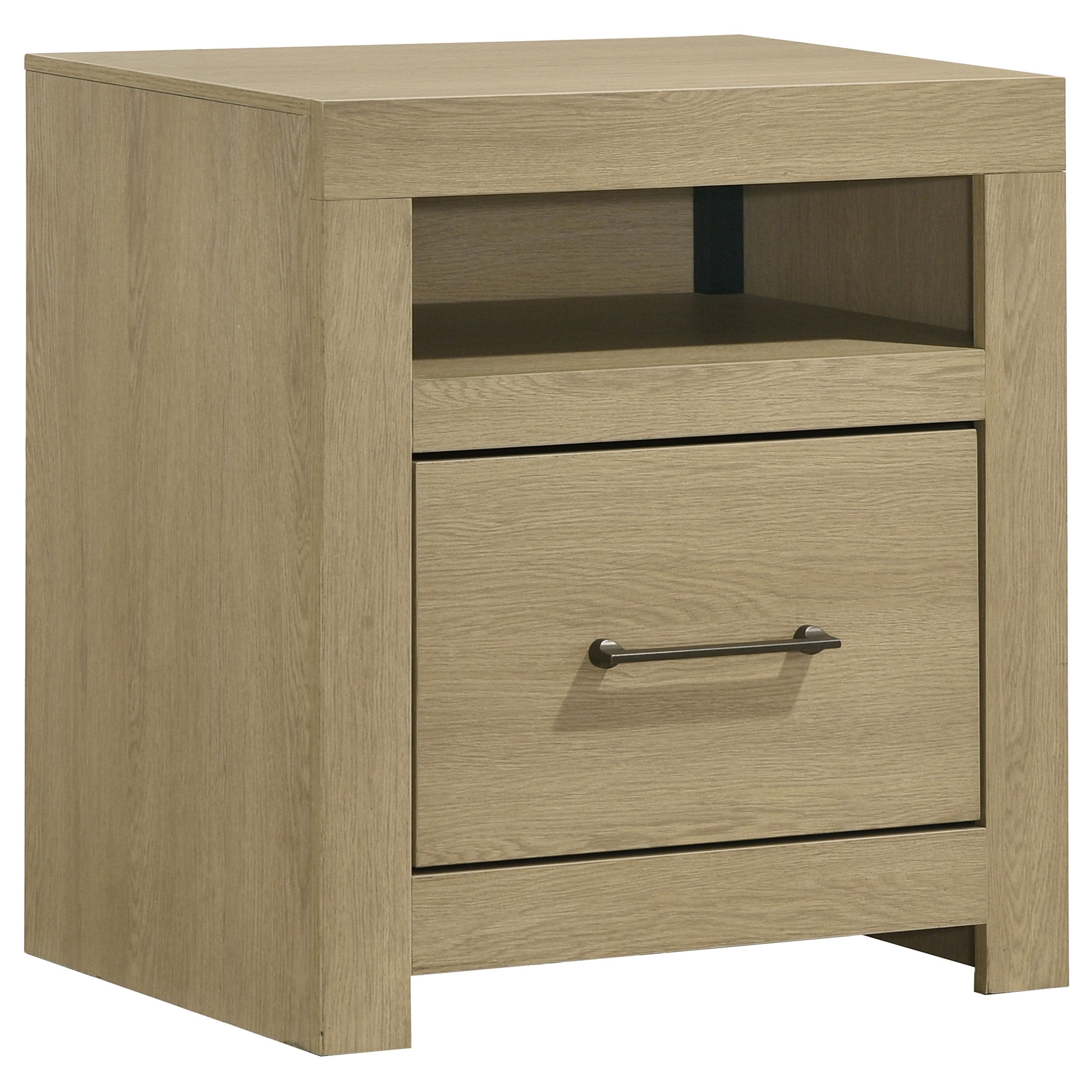 Hendricks 5-piece California King Bedroom Set Light Oak — view 4