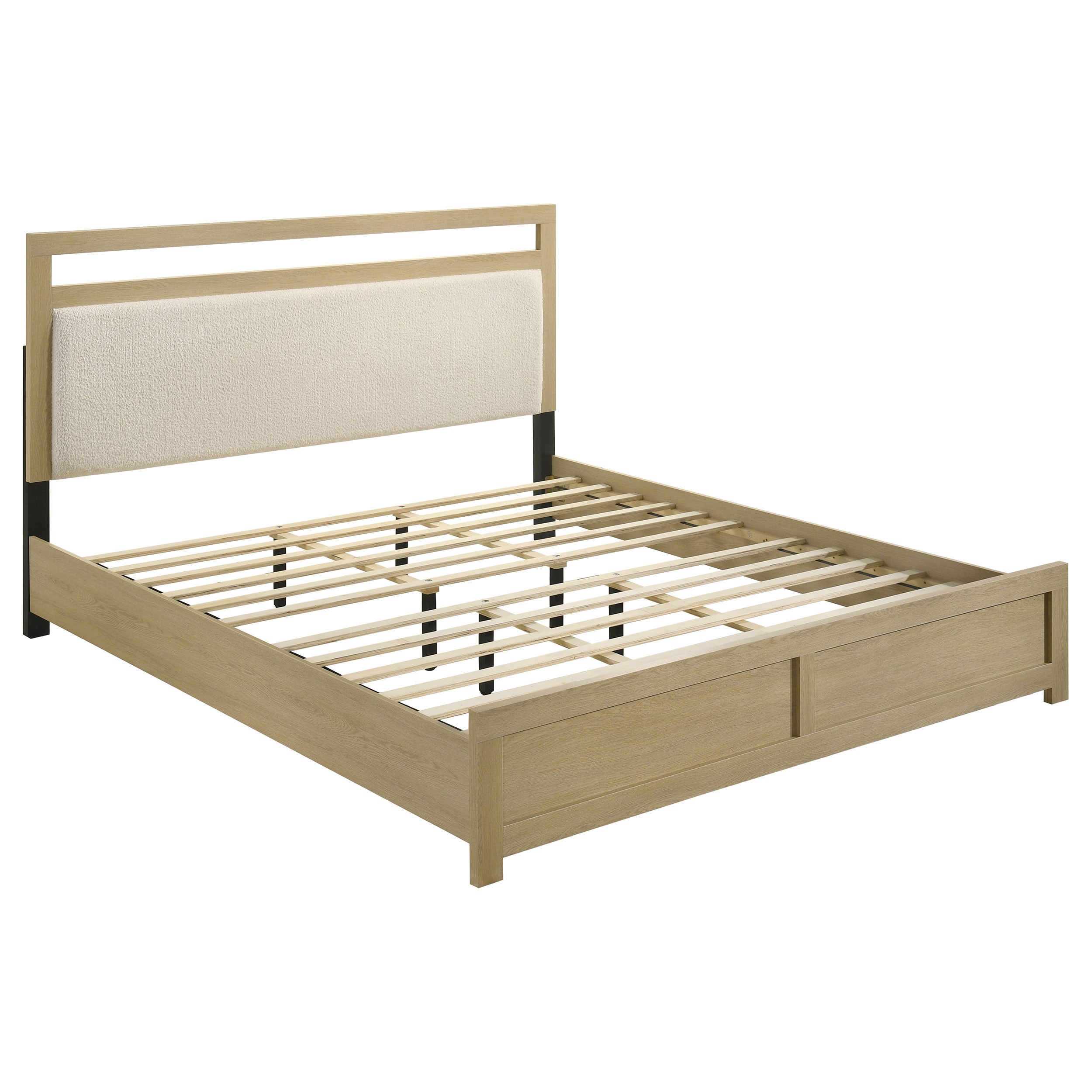 Hendricks 5-piece Eastern King Bedroom Set Light Oak — view 2
