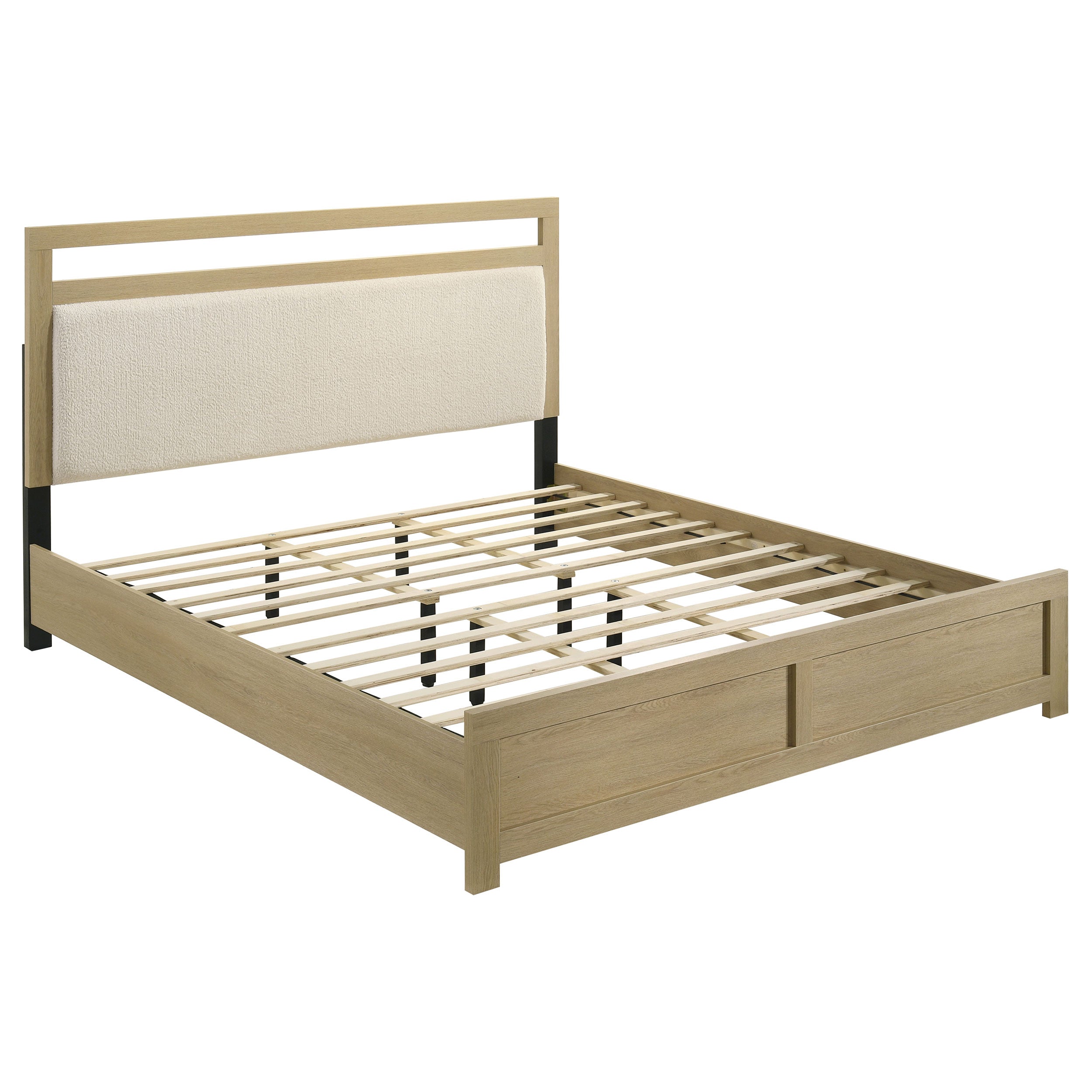 Hendricks 5-piece California King Bedroom Set Light Oak — view 2