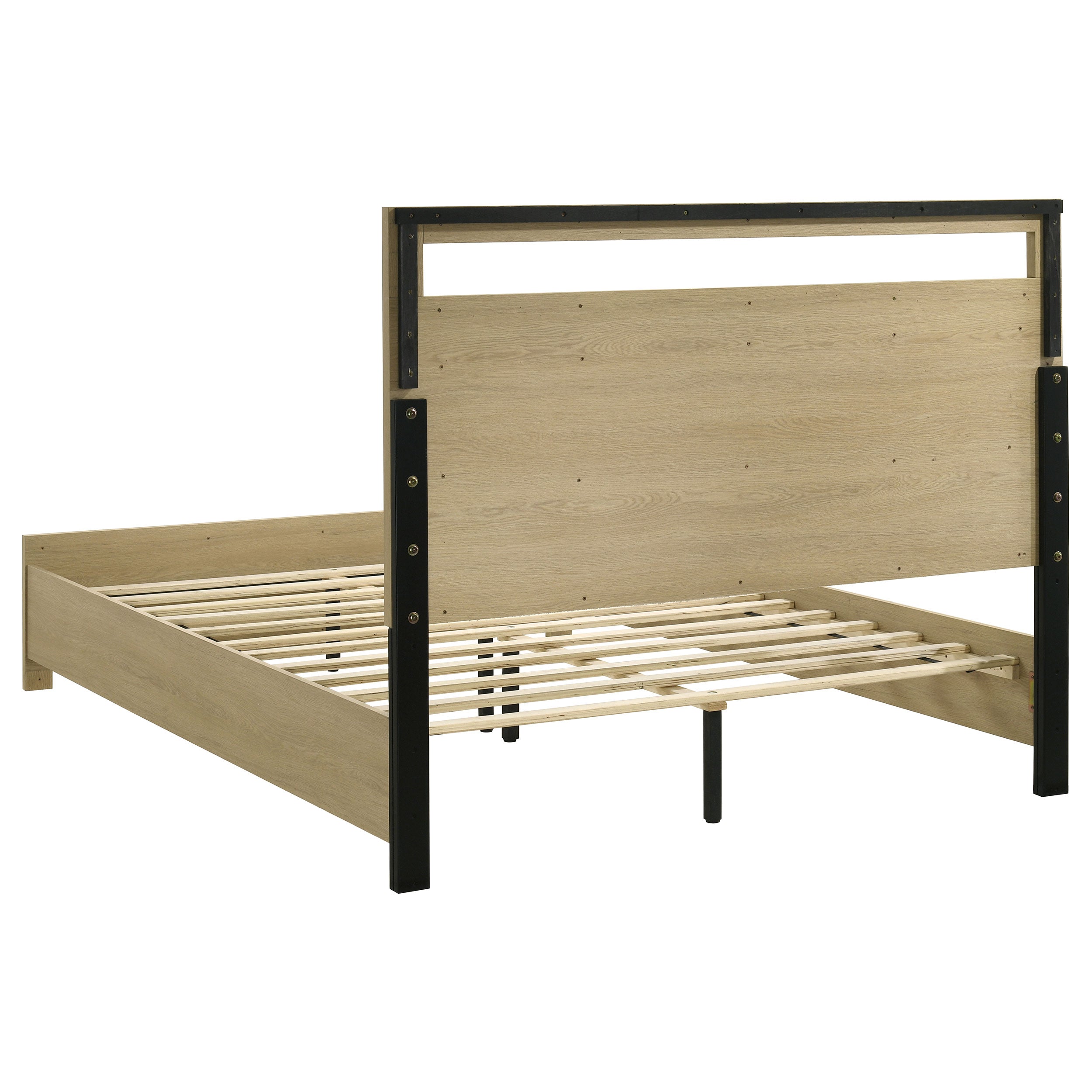 Hendricks 4-piece Queen Bedroom Set Light Oak — view 3