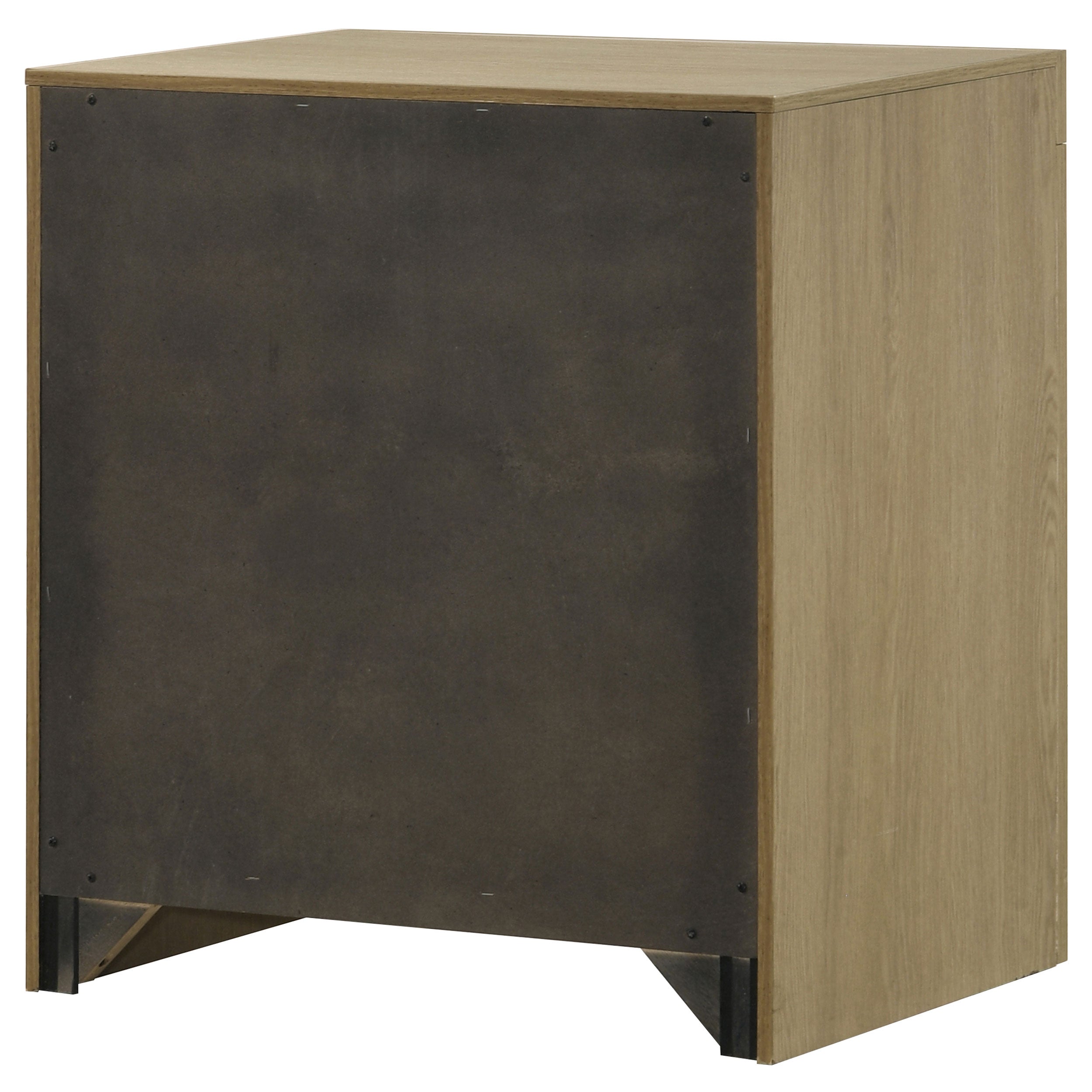Hendricks 1-drawer Nightstand Bedside Table with Cubby Light Oak — view 7