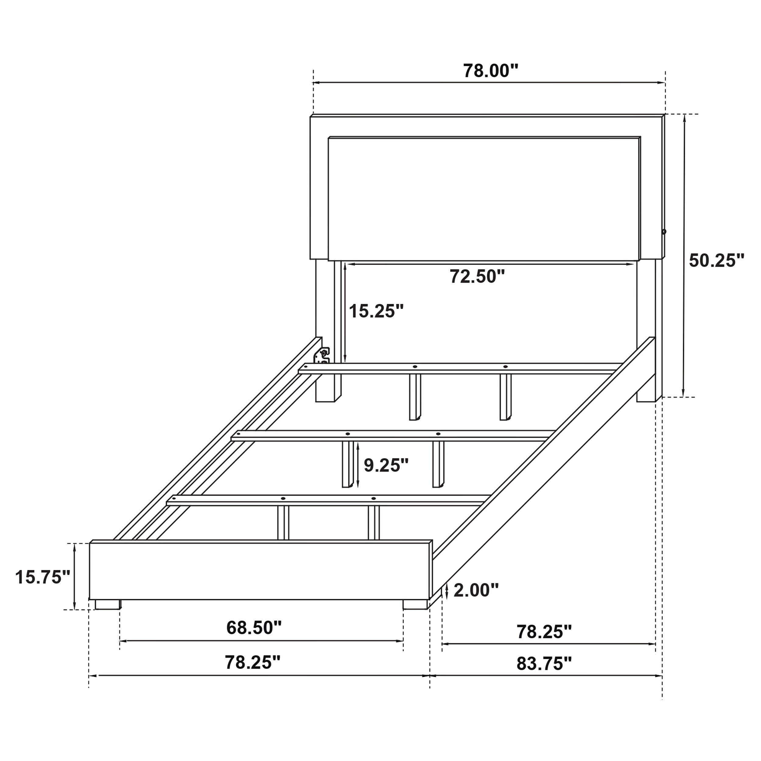 Marceline 4-piece Eastern King Bedroom Set Black — view 13