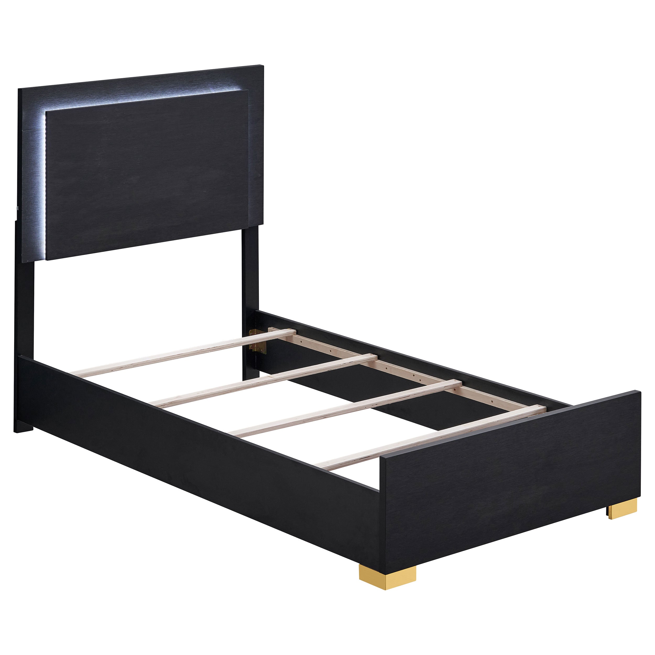 Marceline 5-piece Twin Bedroom Set Black — view 3