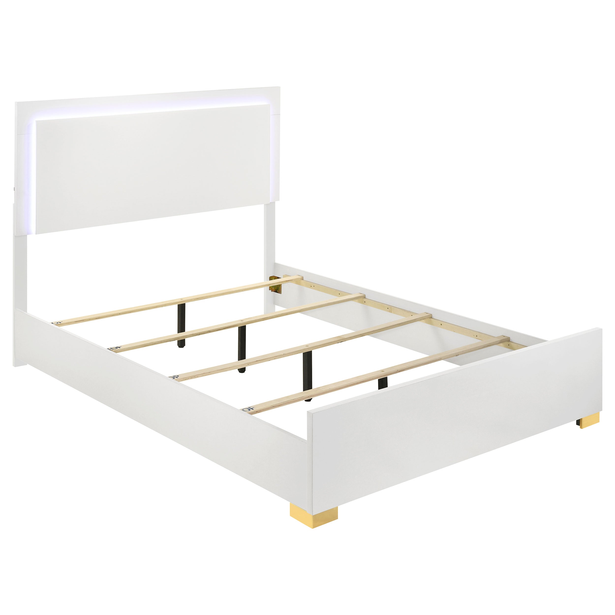 Marceline 5-piece Eastern King Bedroom Set White — view 3