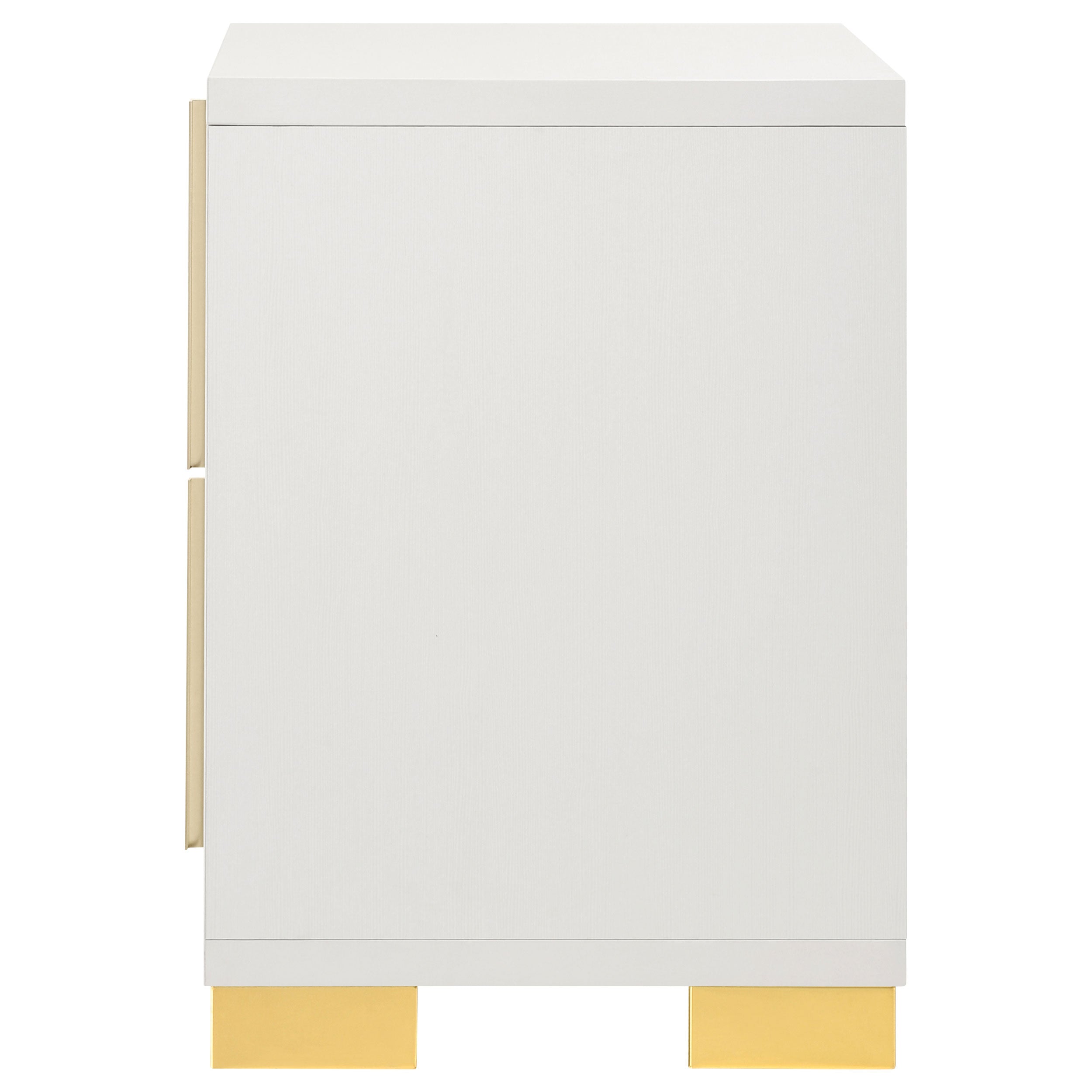 Marceline 2-drawer Nightstand White — view 5