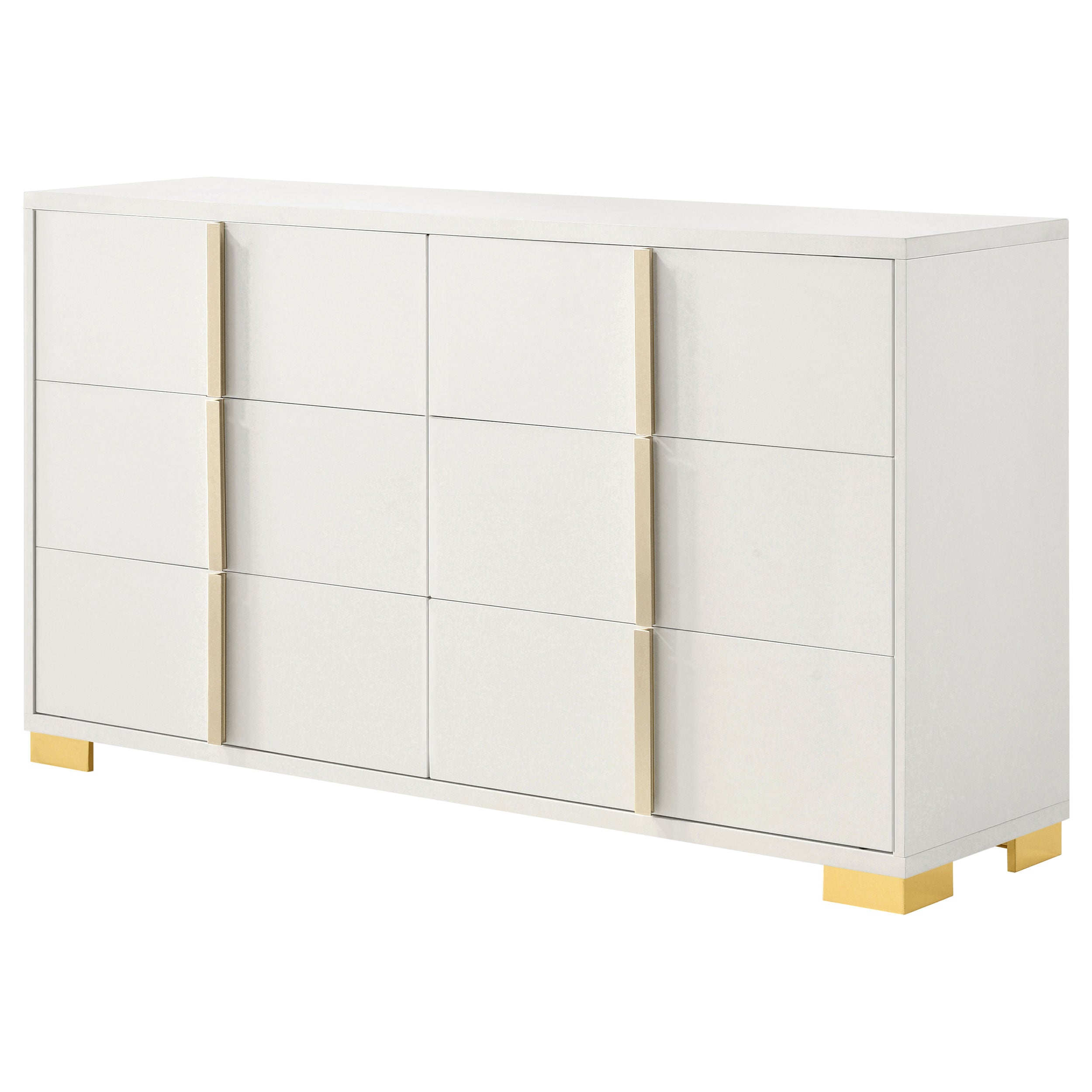 Marceline 6-drawer Dresser White — view 4