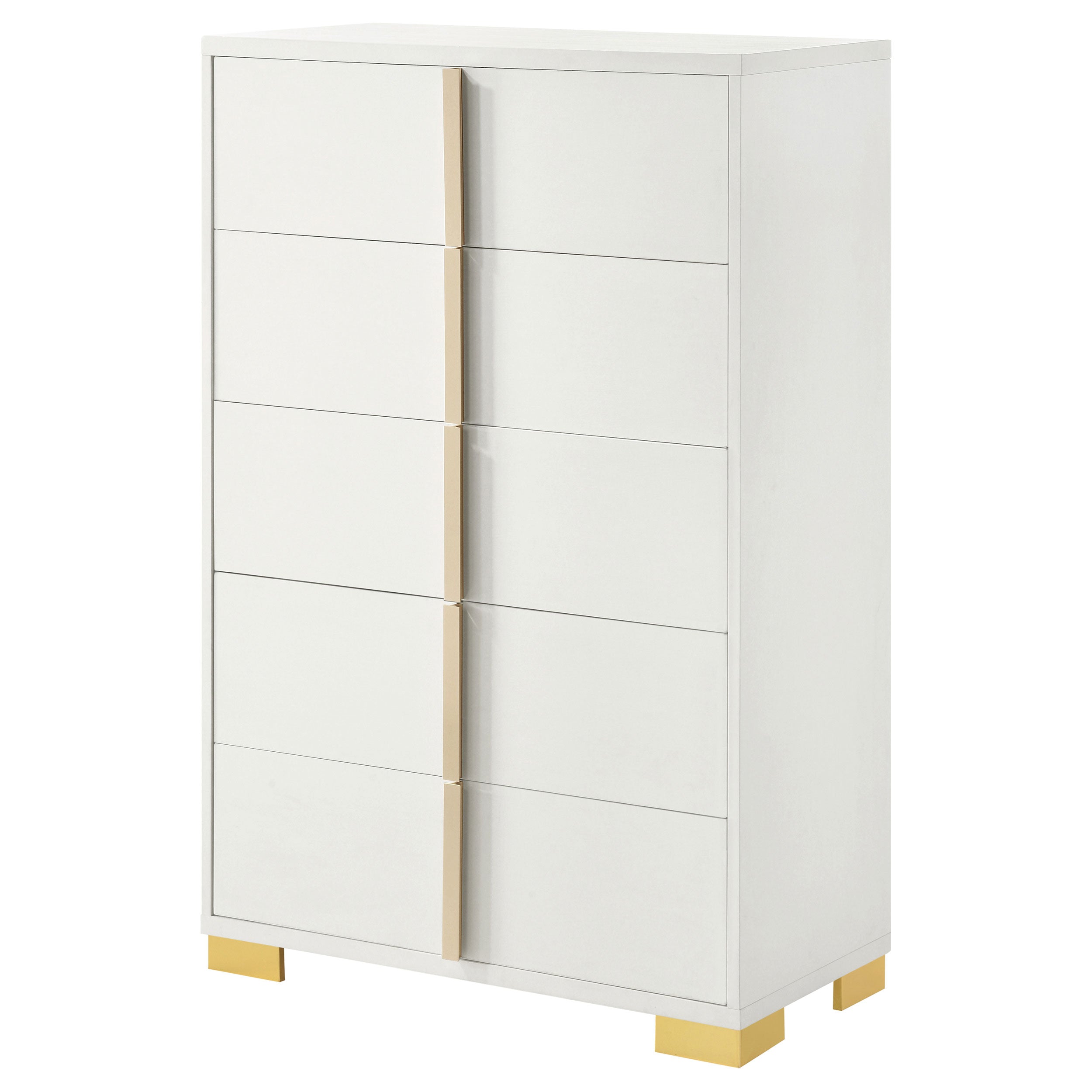 Marceline 5-drawer Bedroom Chest White — view 4