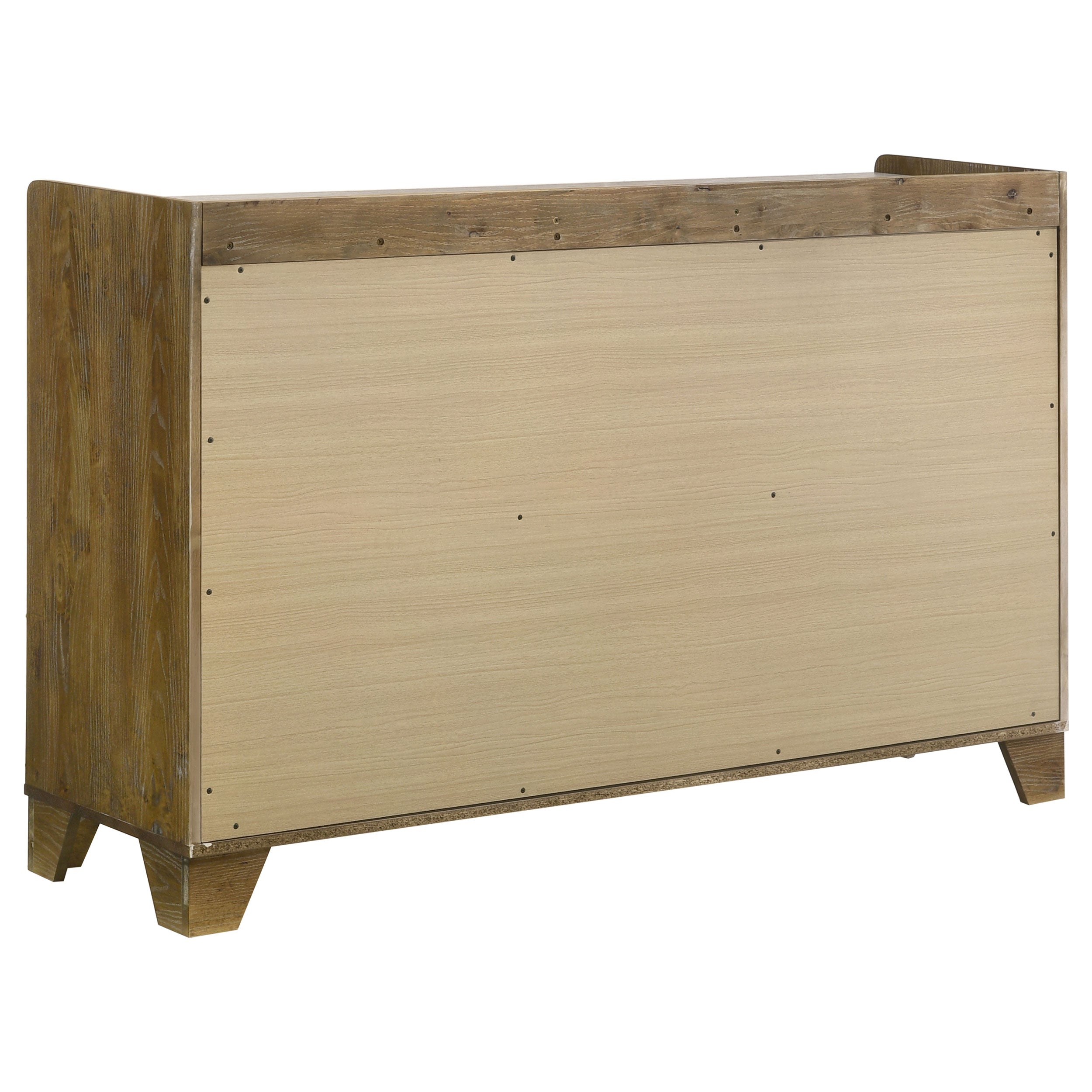 Henderson 6-drawer Bedroom Dresser Cabinet Medium Oak — view 4