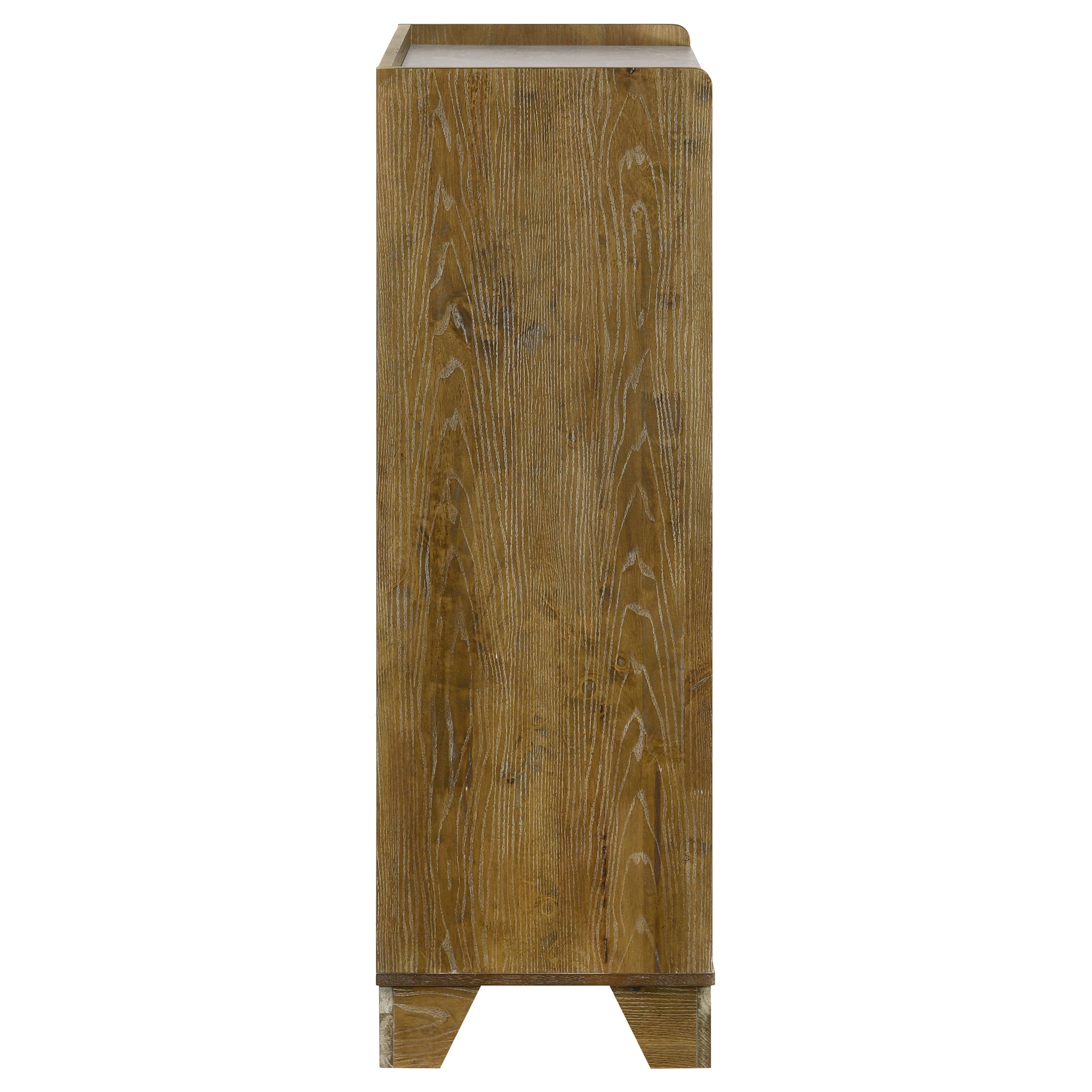 Henderson 5-drawer Bedroom Chest of Drawers Medium Oak — view 6