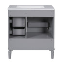 Traditional Bathroom Vanity Set With Soft Close Doors