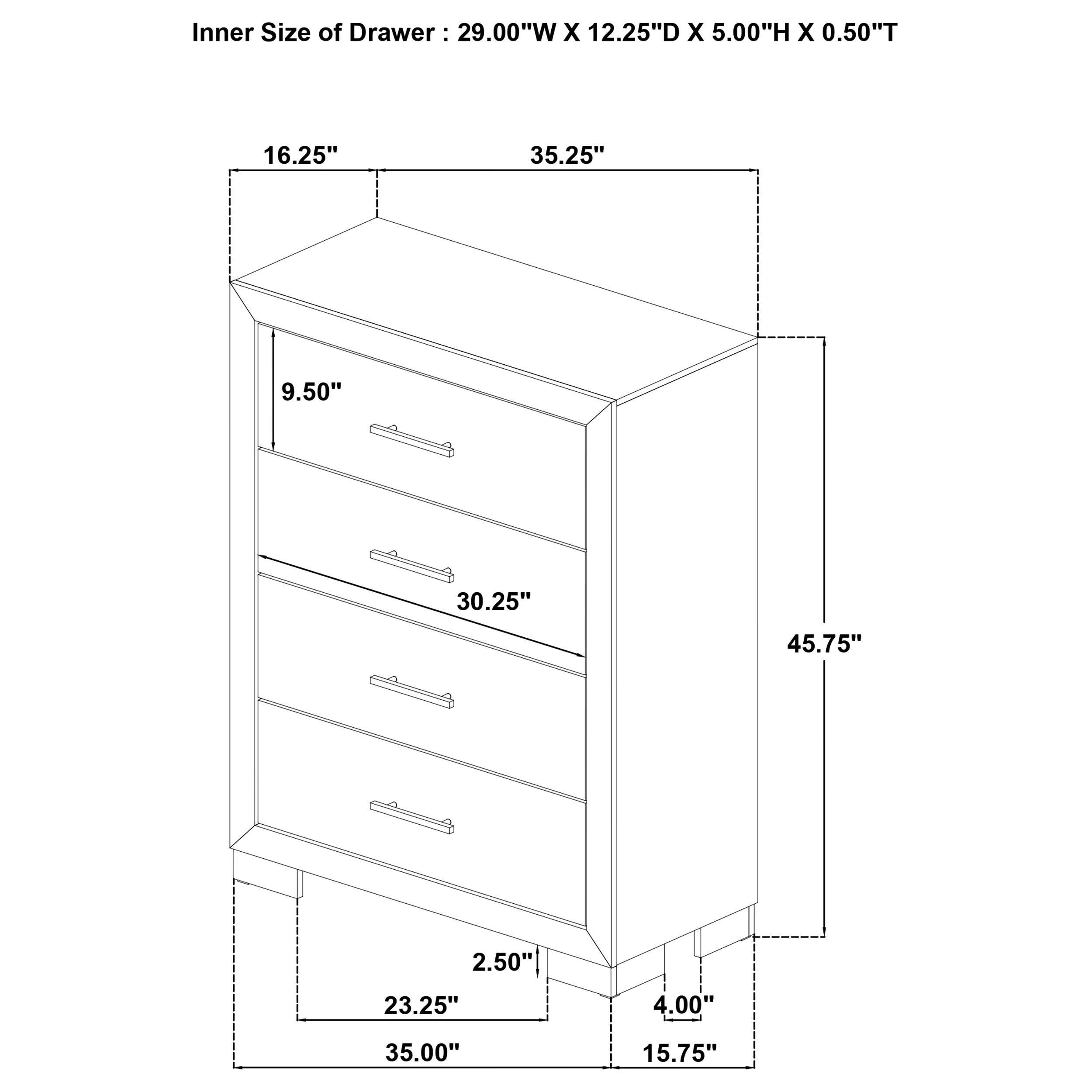 Arielle 5-piece Eastern King Bedroom Set Light Oak — view 19