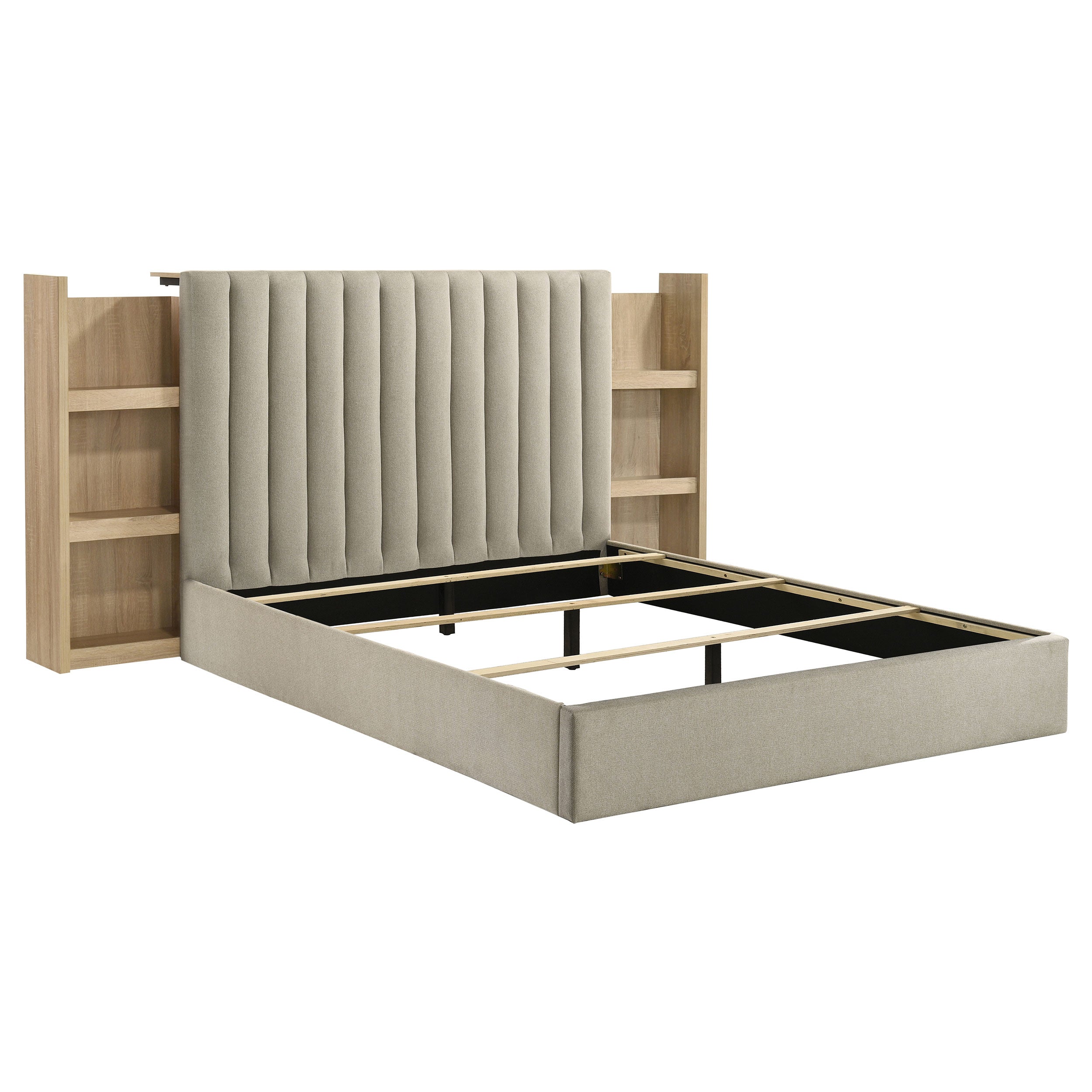 Arielle 5-piece Queen Bedroom Set Light Oak — view 3