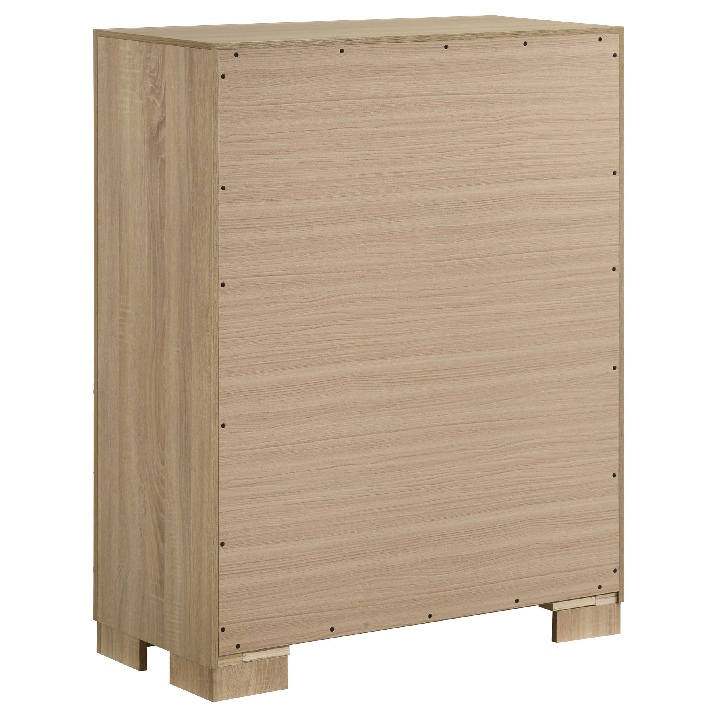 Arielle 4-drawer Bedroom Chest of Drawers Light Oak — view 4