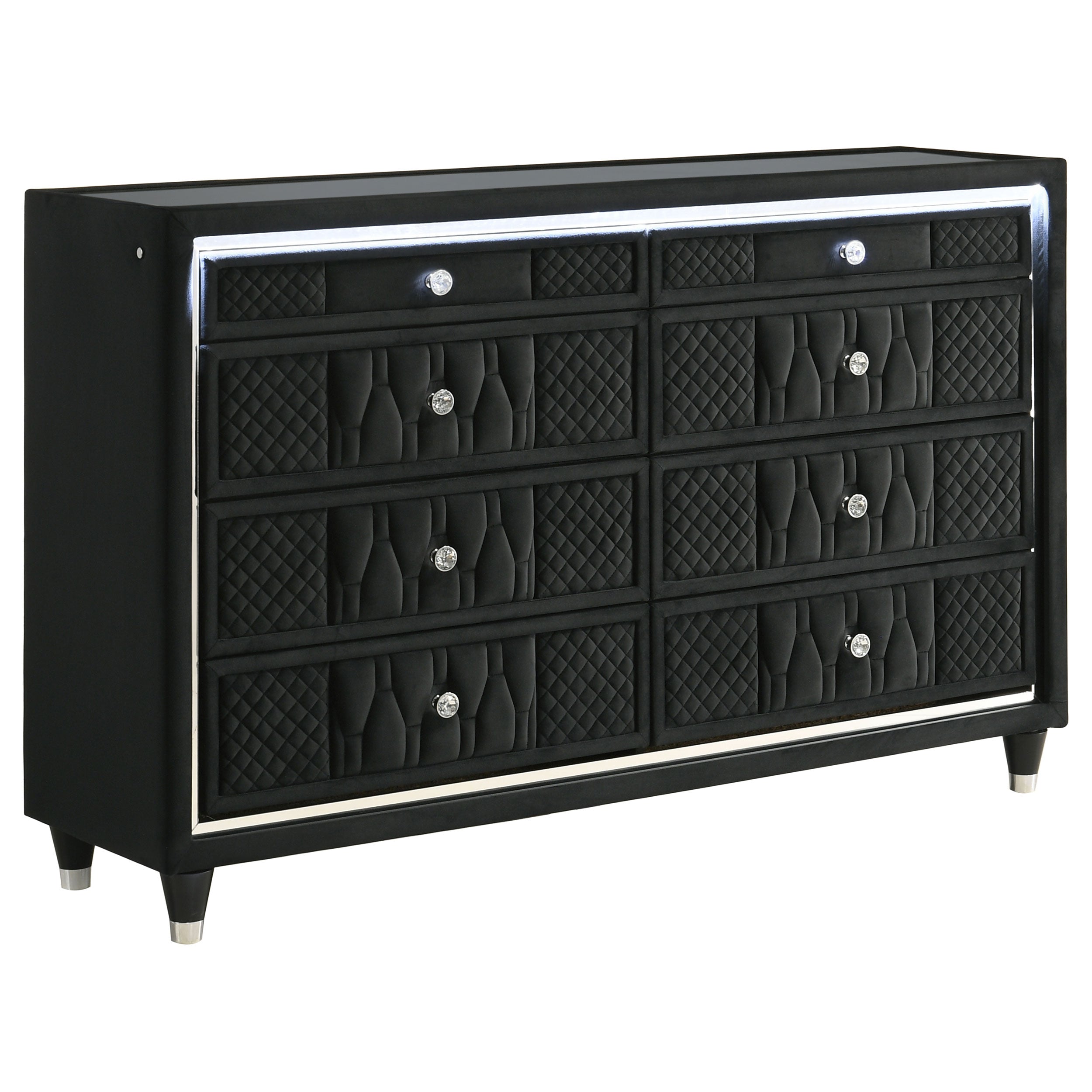 Lorient 4-piece Queen Bedroom Set Black — view 7