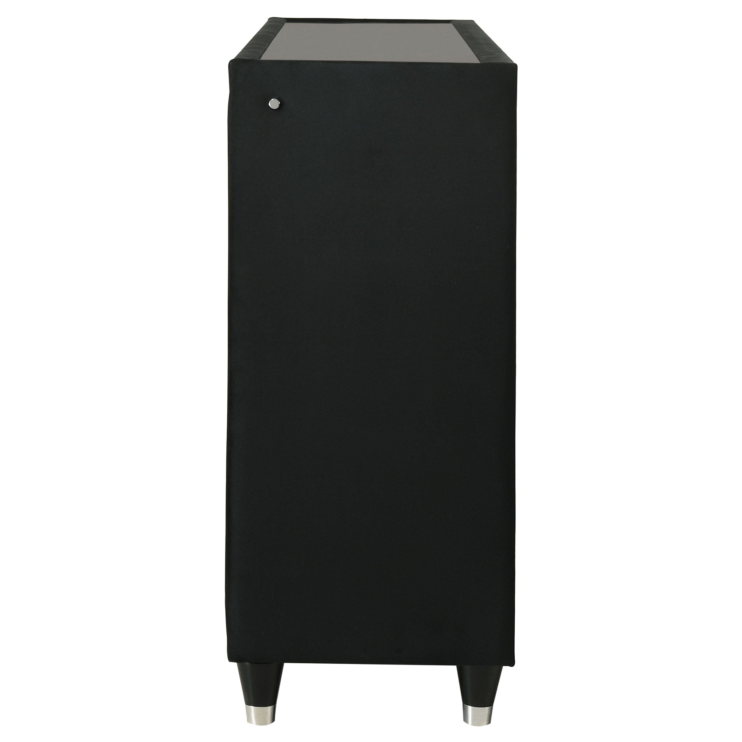 Lorient 8-drawer LED Bedroom Dresser Cabinet Black — view 5